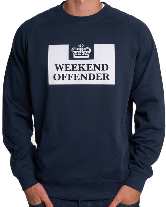 Weekend Offender Weekend Offender Penitentiary Sweatshirt Navy