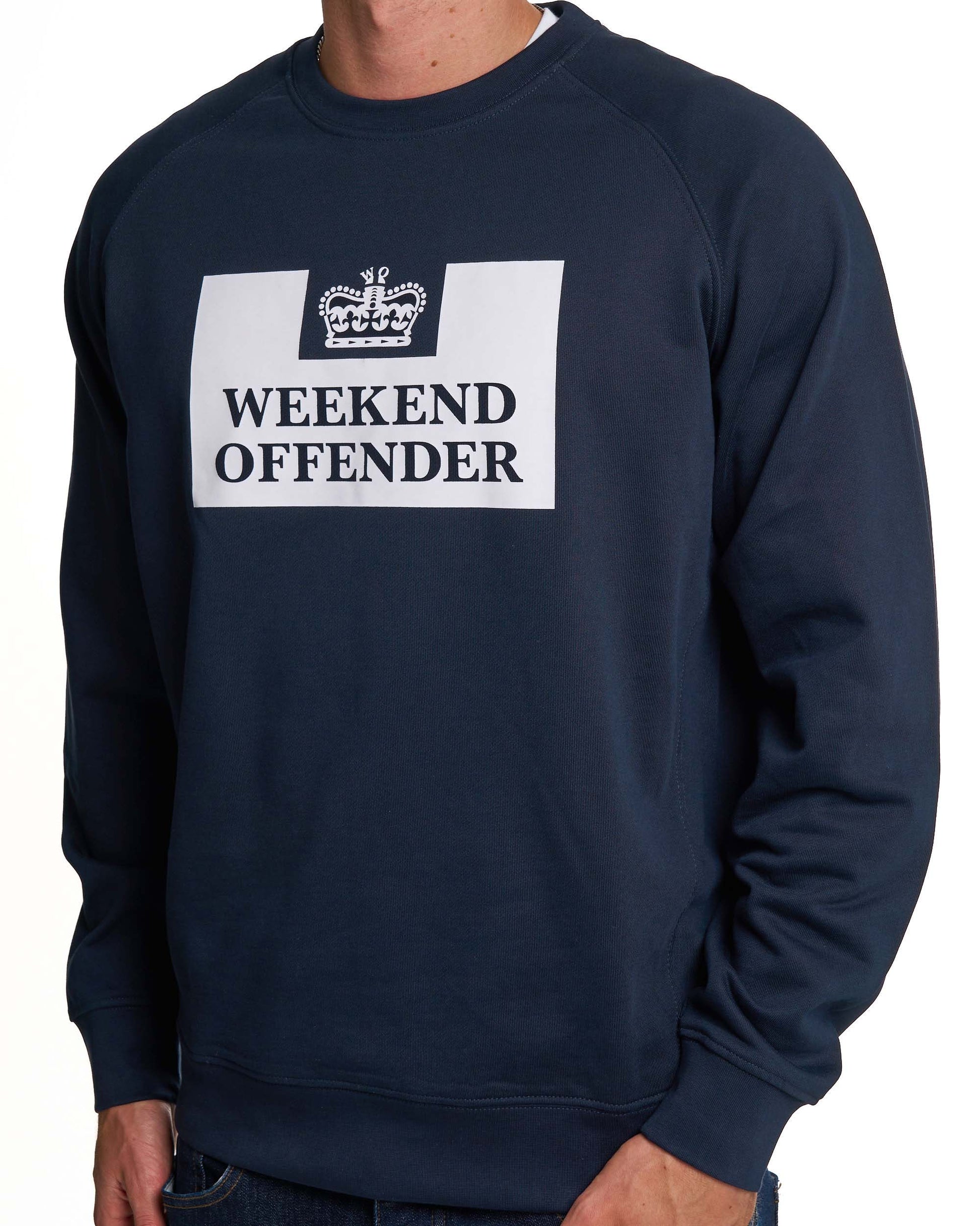 Weekend Offender Penitentiary Sweatshirt Navy