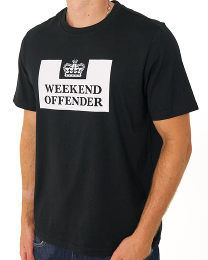 Weekend Offender Prison T Shirt Black