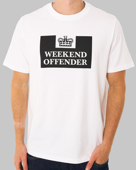 Weekend Offender Weekend Offender Prison T Shirt White