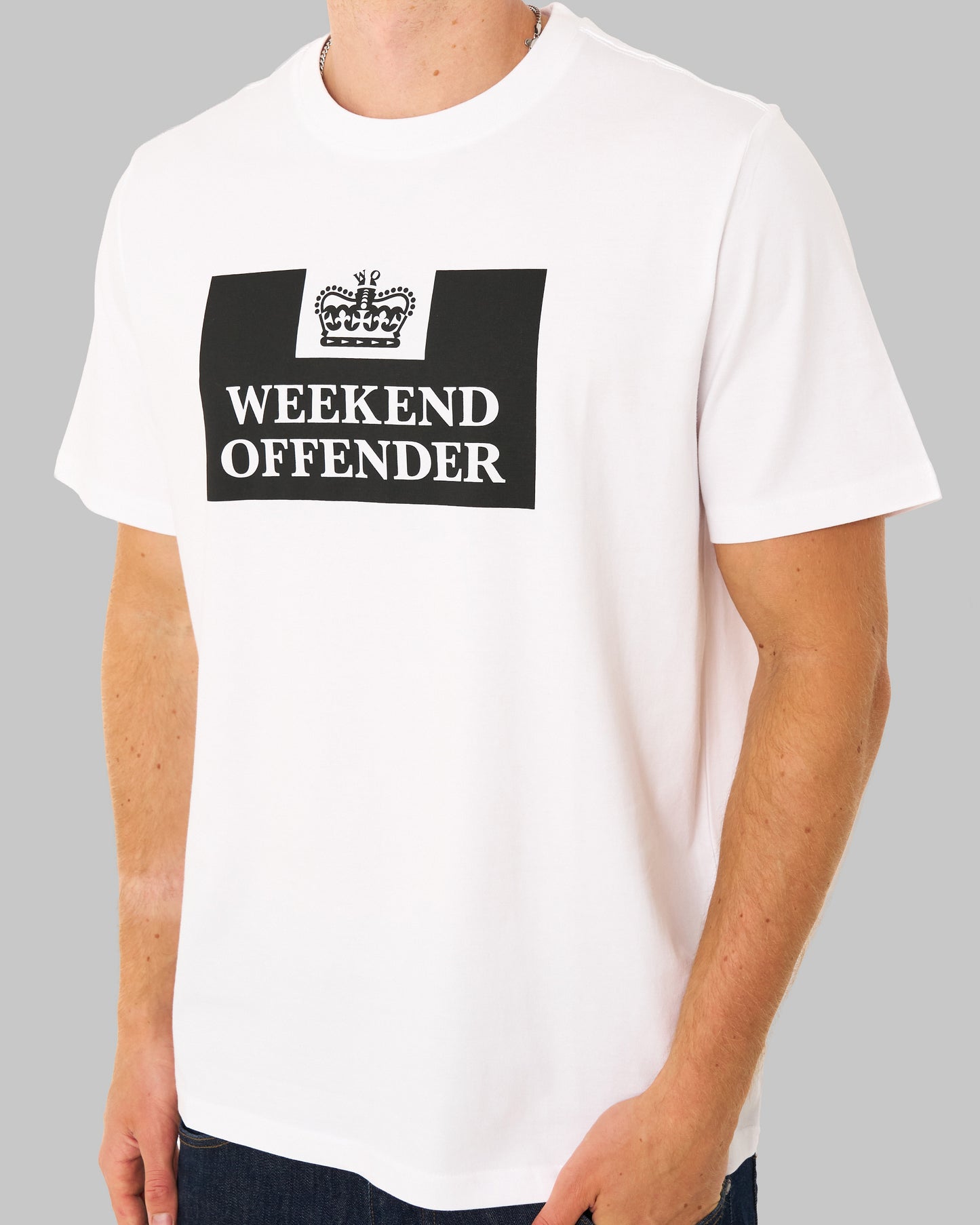 Weekend Offender Prison T Shirt White