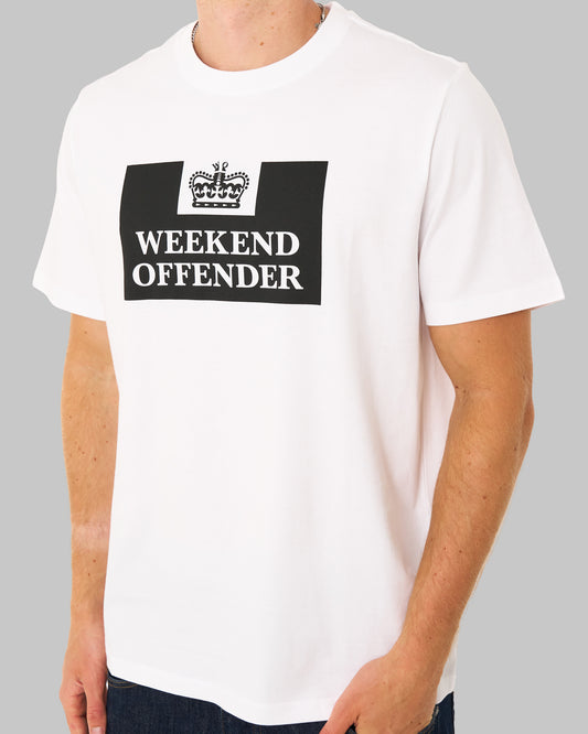 Weekend Offender Weekend Offender Prison T Shirt White