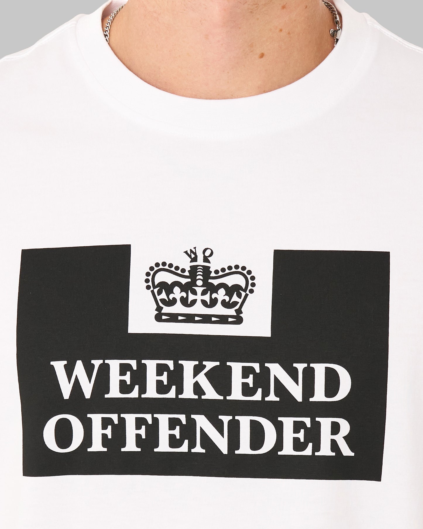 Weekend Offender Prison T Shirt White