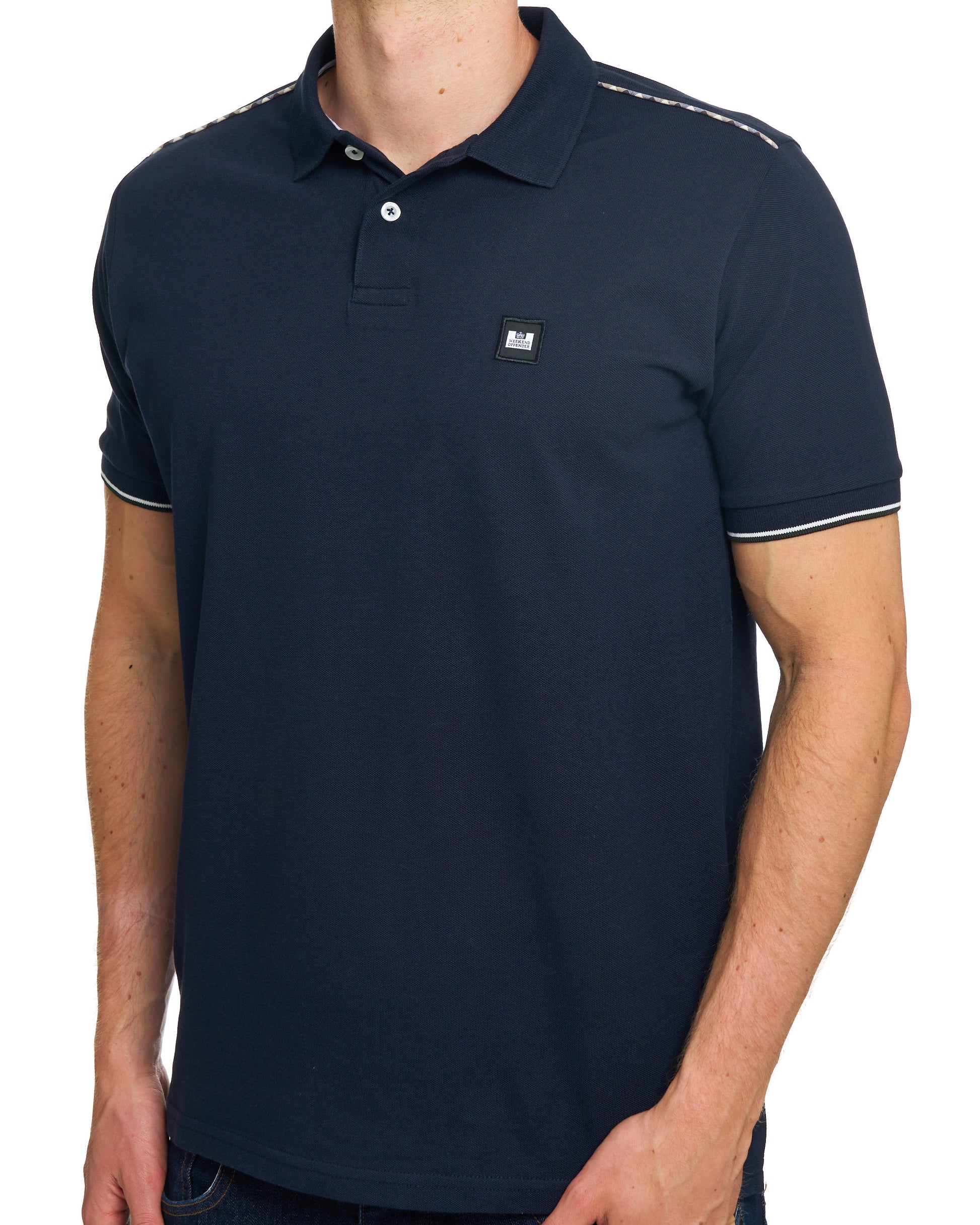 Weekend Offender Sakai Polo Shirt Navy