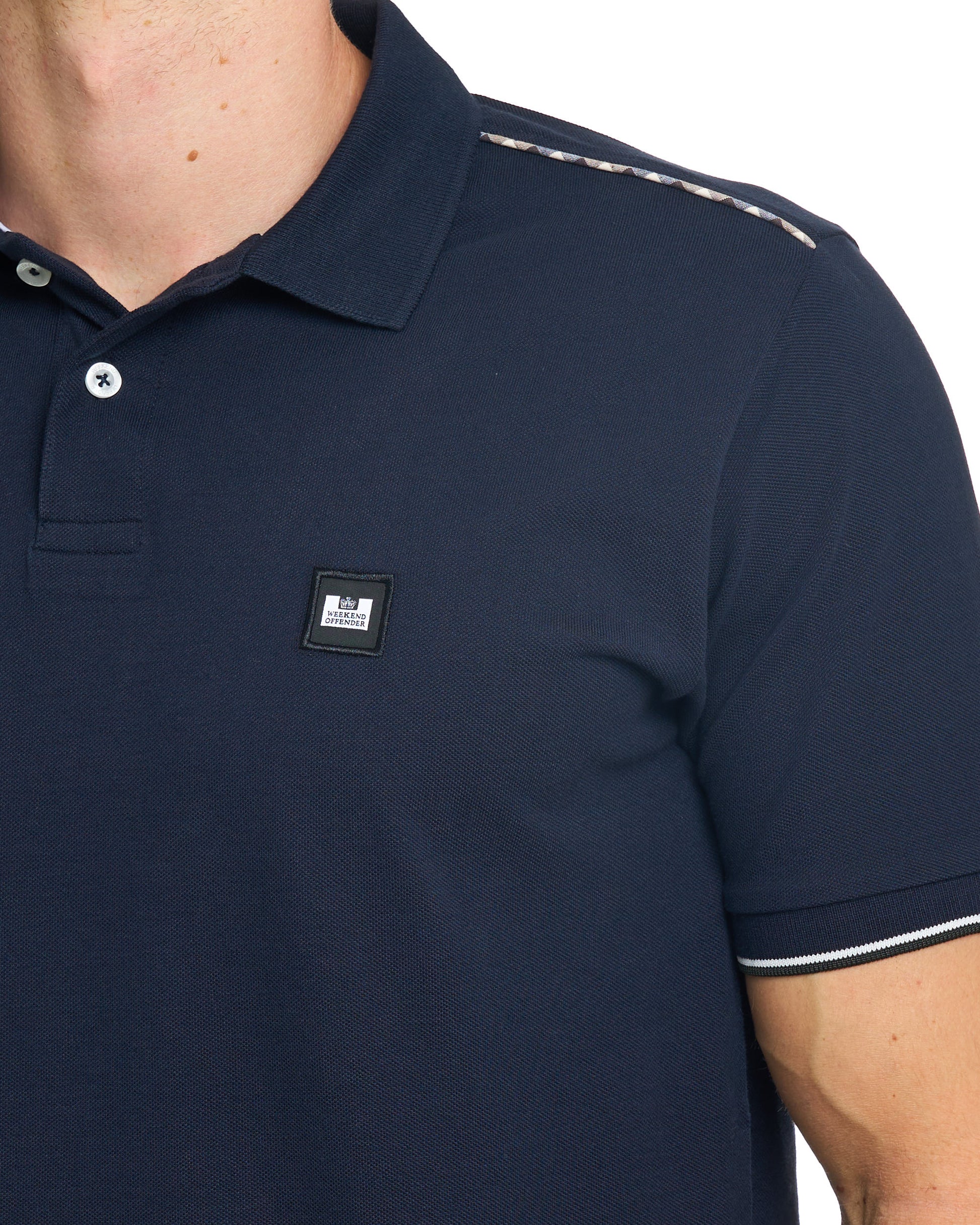 Weekend Offender Sakai Polo Shirt Navy