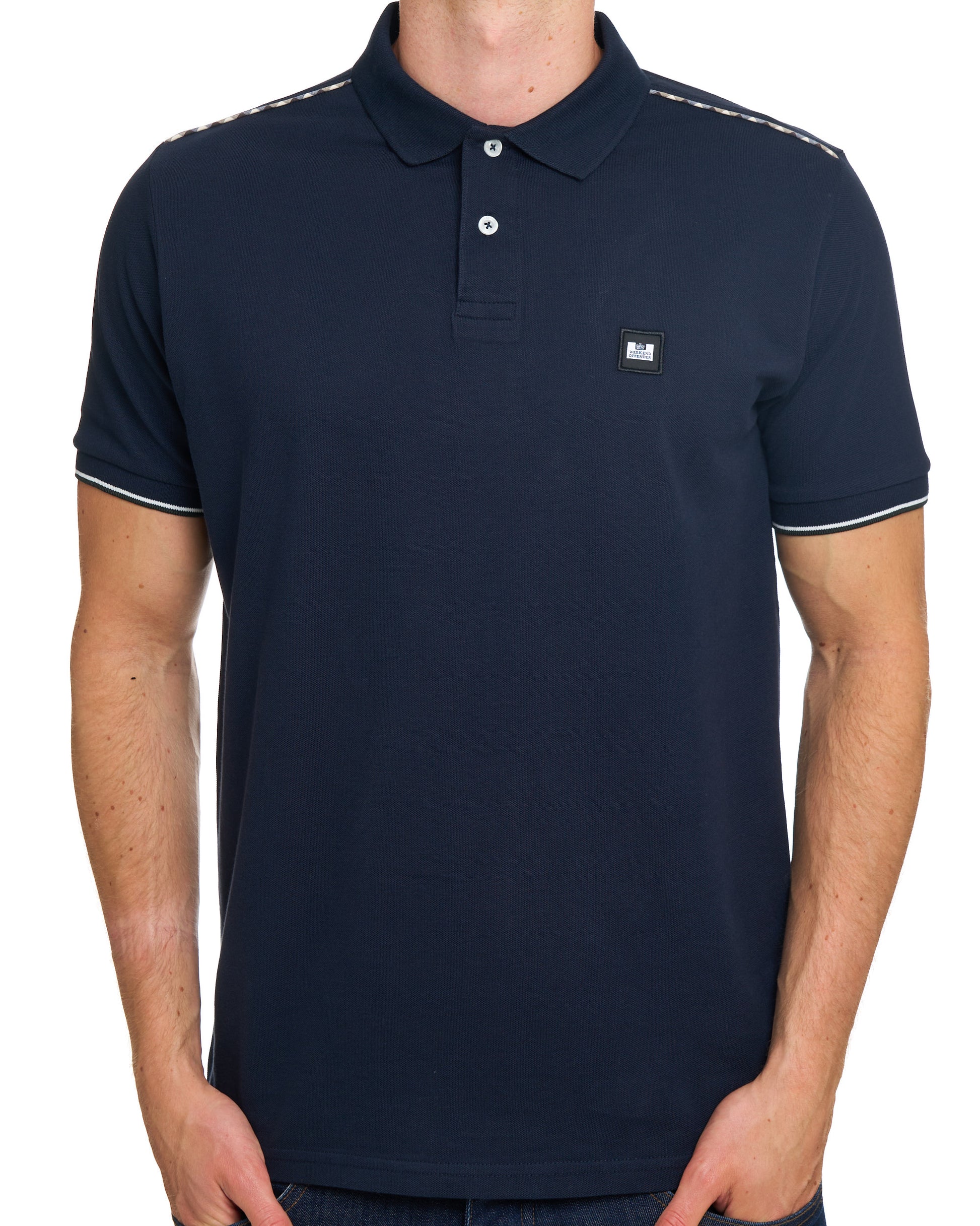 Weekend Offender Sakai Polo Shirt Navy