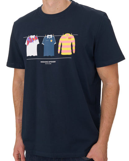 Weekend Offender Scotland Euro T-shirt Navy