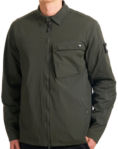 Weekend Offender Southbank Overshirt Dark Green