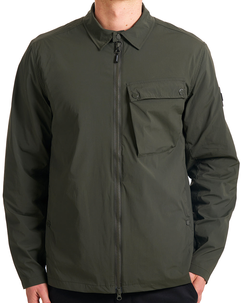 Weekend Offender Southbank Overshirt Dark Green