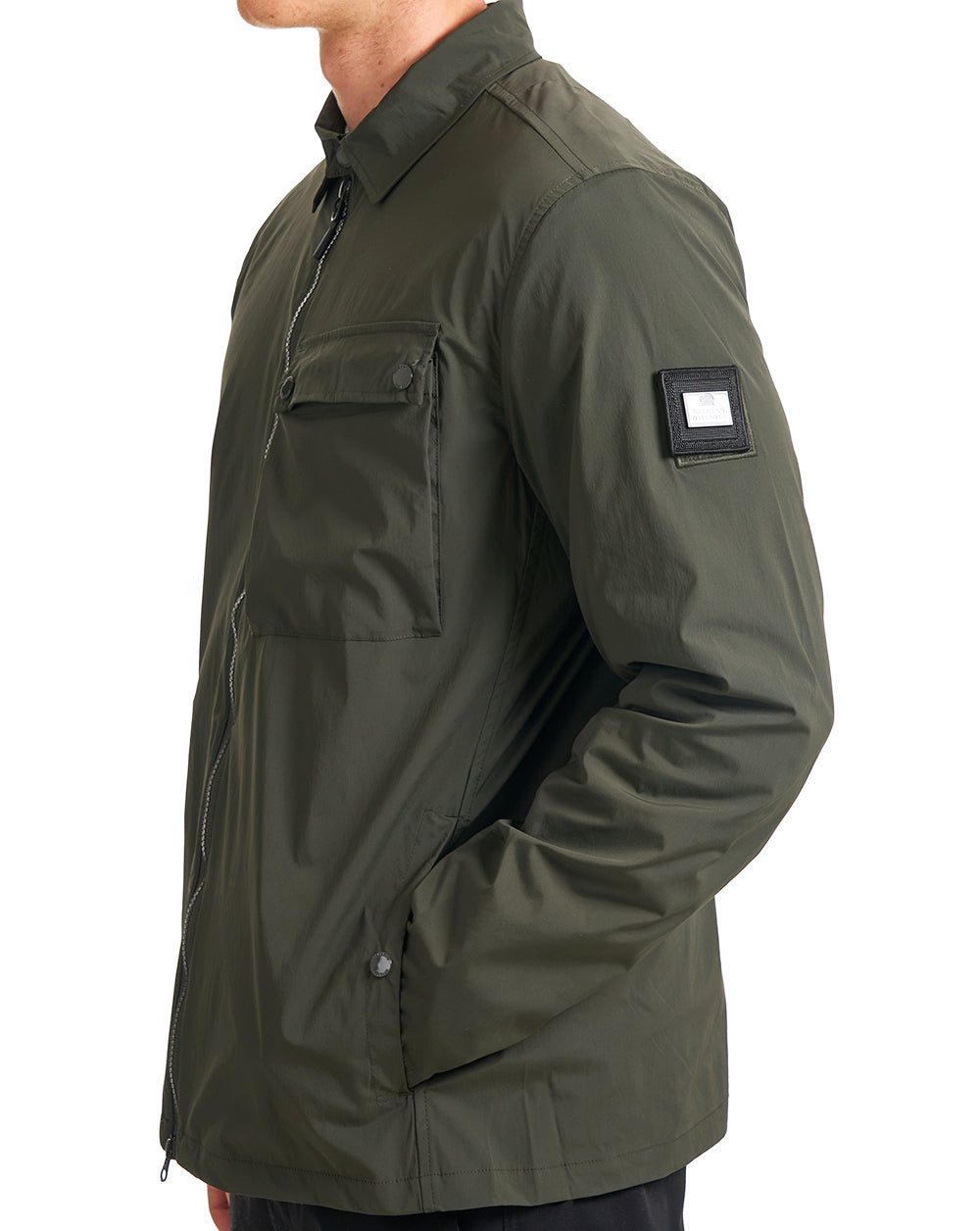 Weekend Offender Southbank Overshirt Dark Green
