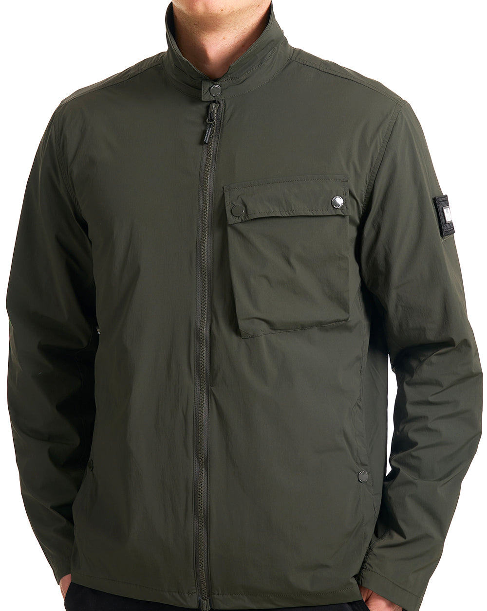 Weekend Offender Southbank Overshirt Dark Green