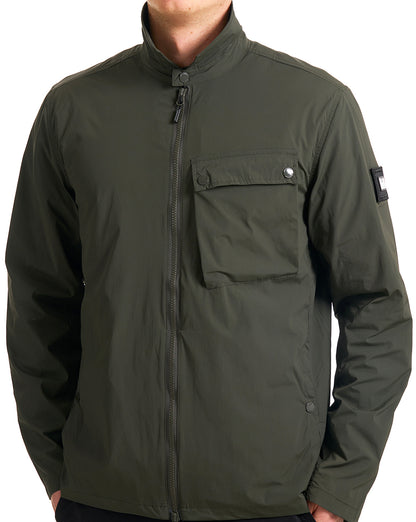 Weekend Offender Southbank Overshirt Dark Green