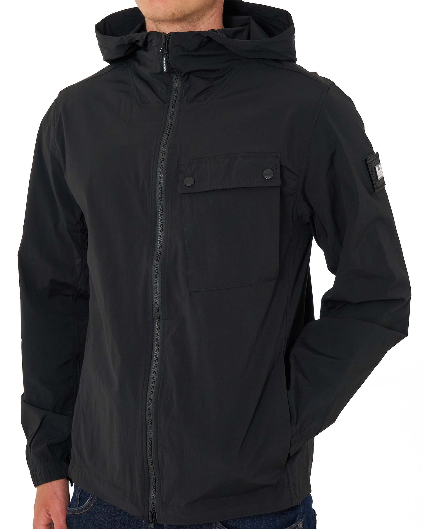 Weekend Offender Temara Technical Windbreaker Black