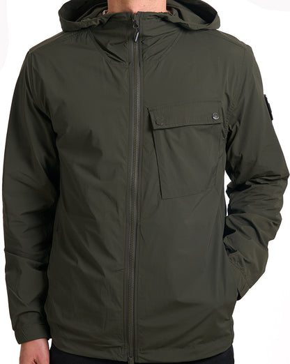 Weekend Offender Temara Technical Windbreaker Dark Green