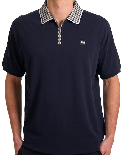 Weekend Offender Tipasa Polo Shirt Navy