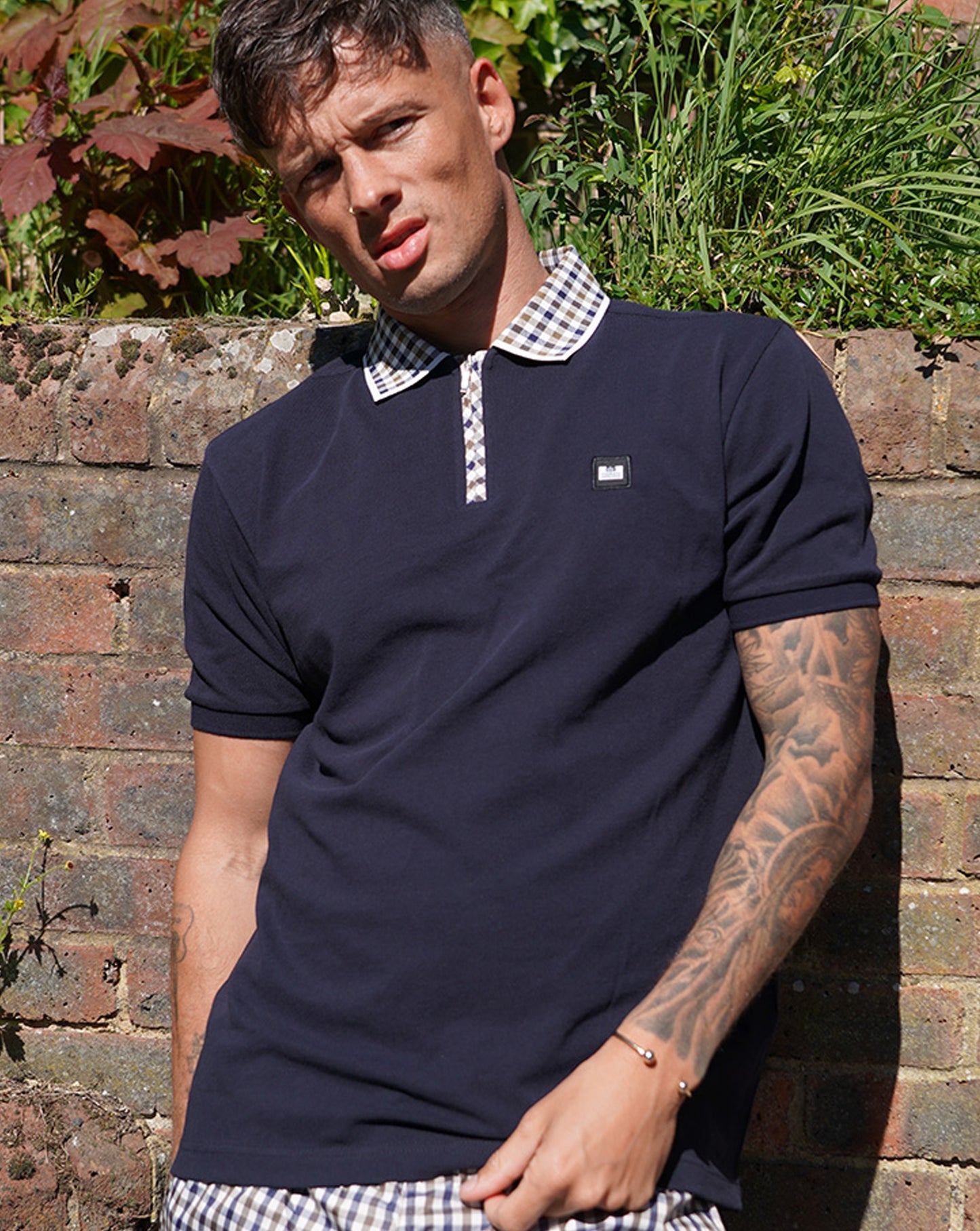 Weekend Offender Tipasa Polo Shirt Navy