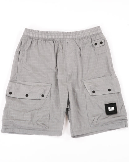 Weekend Offender Zemmouri Ripstop Cargo Shorts Smokey Grey