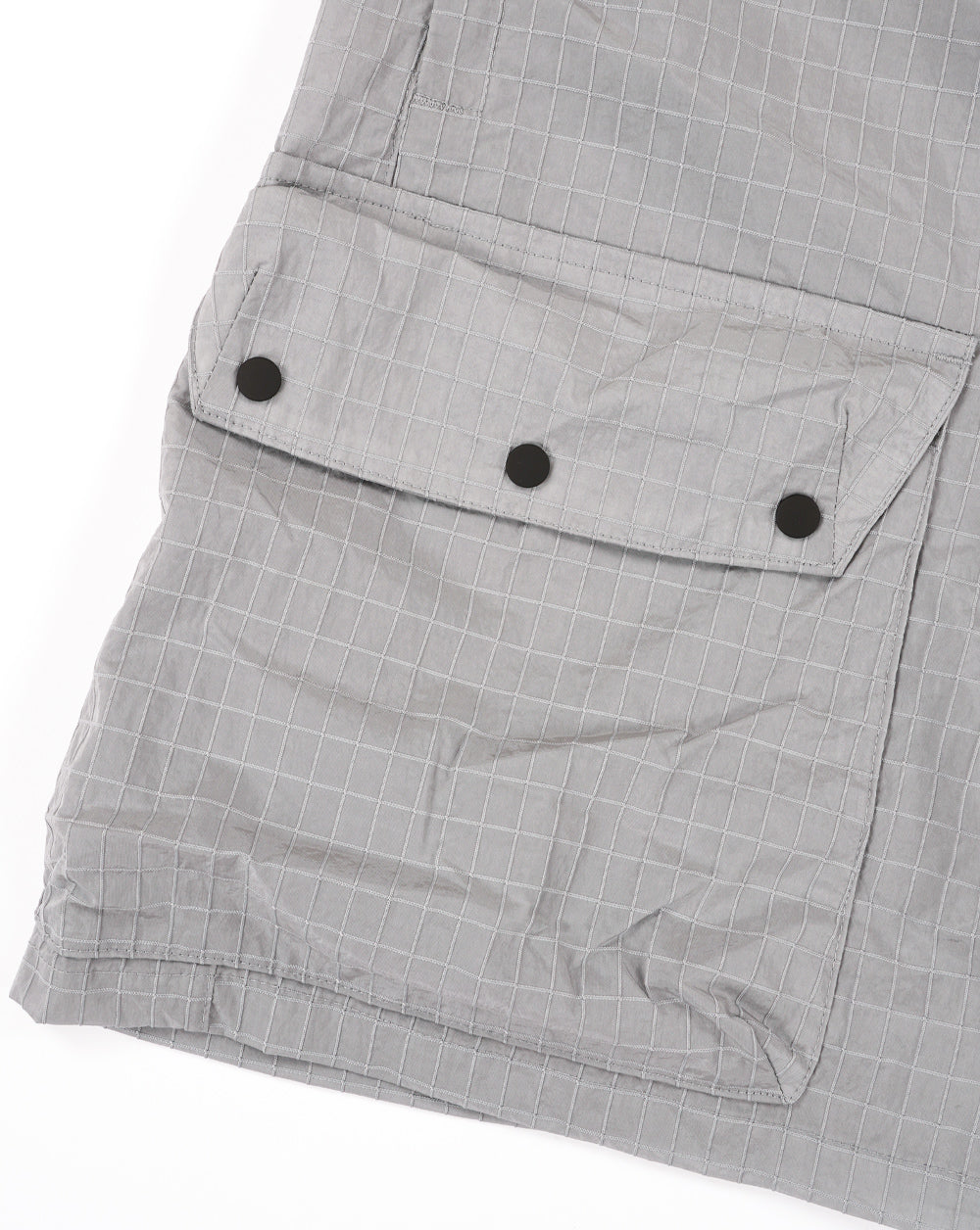 Weekend Offender Zemmouri Ripstop Cargo Shorts Smokey Grey