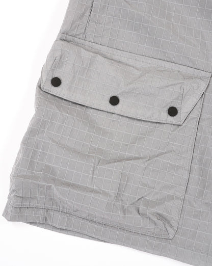 Weekend Offender Zemmouri Ripstop Cargo Shorts Smokey Grey