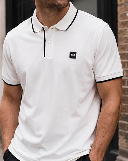 Weekend Offender Cadwell Polo Shirt Off White