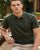 Weekend Offender Heathcote Polo Shirt Dark Green