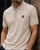 Weekend Offender Monti Zip Polo Shirt Deep Stone