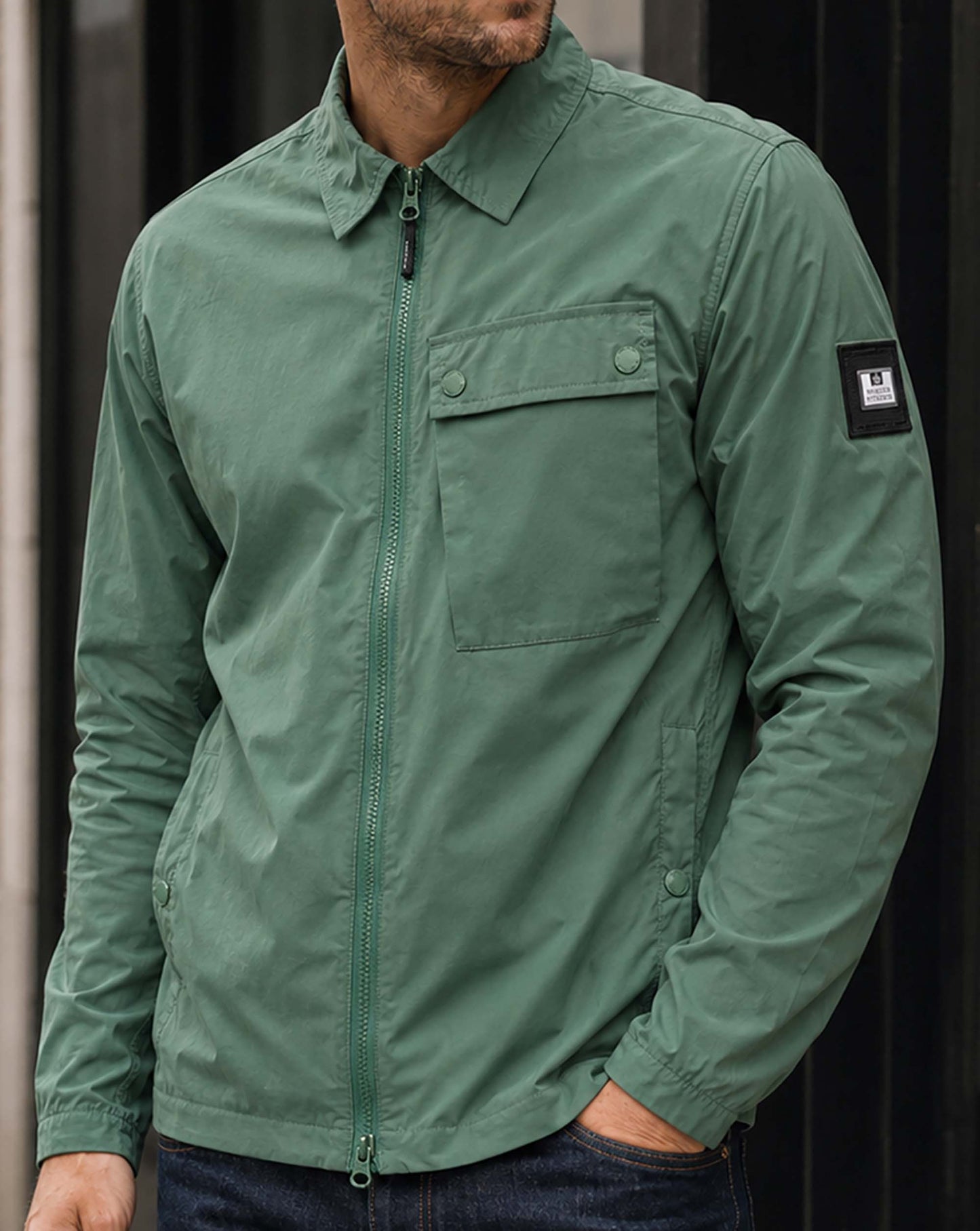 Weekend Offender Southbank Overshirt Thyme