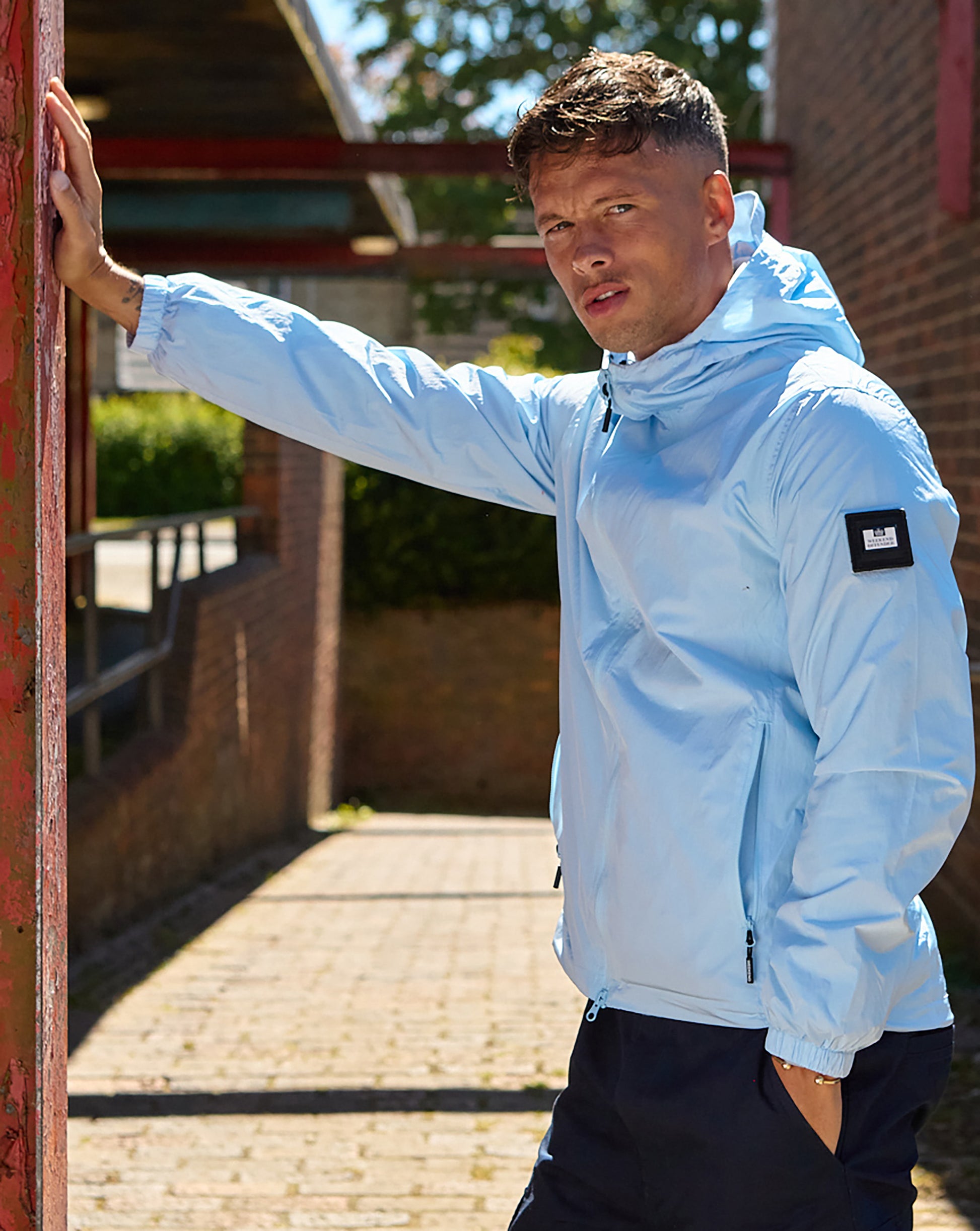 Weekend Offender Technician Jacket Sky Blue
