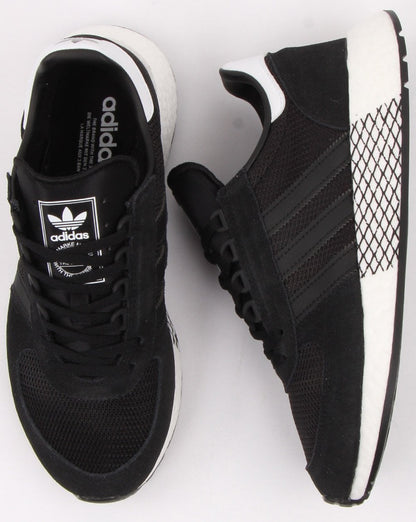 Adidas Marathon Tech Trainers Black/Black/White