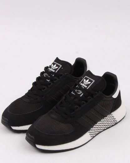 Adidas Marathon Tech Trainers Black/Black/White