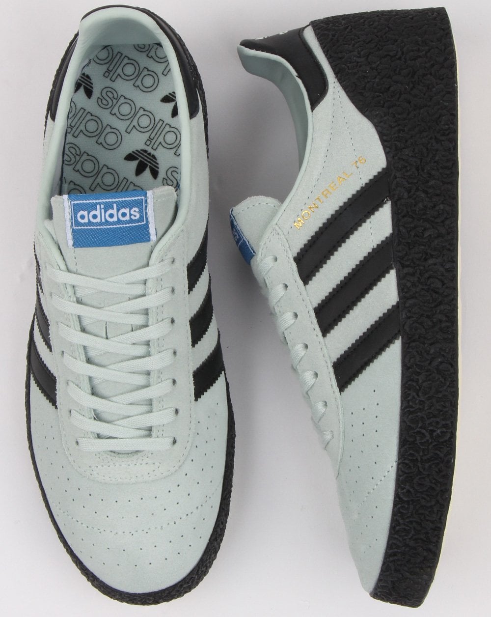 Adidas Montreal 76 Trainers Mint Green/black