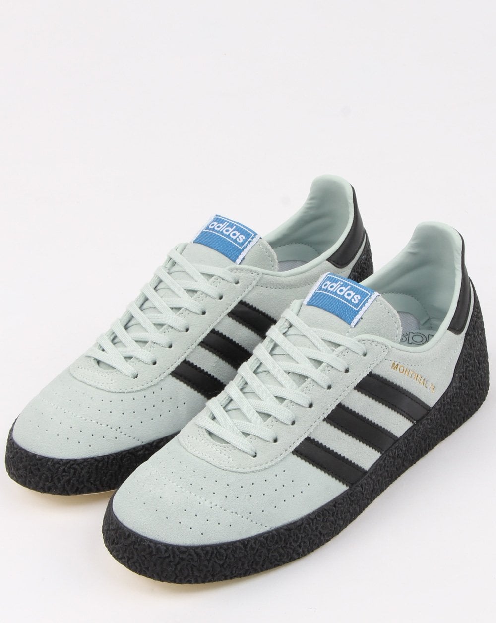 Adidas Montreal 76 Trainers Mint Green/black