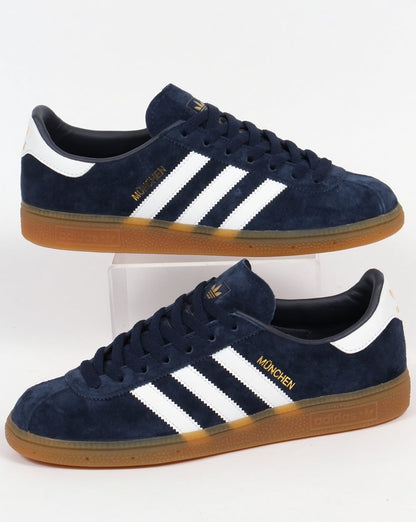 Adidas Munchen Trainers Navy/White