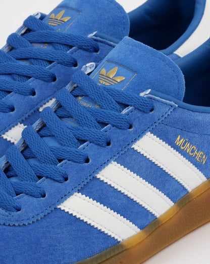Adidas Munchen Trainers Royal Blue/White