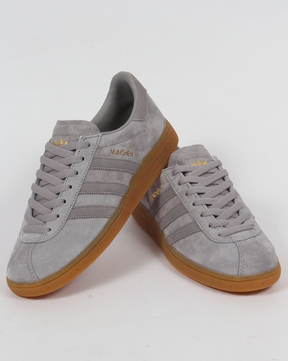 Adidas Munchen Trainers Silver Grey