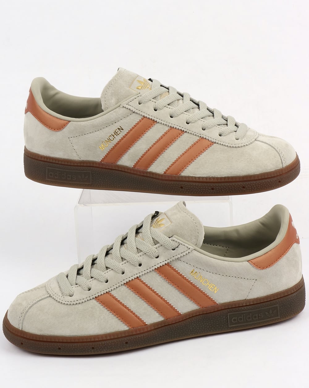 Adidas Munchen Trainers Soft Grey/Bronze