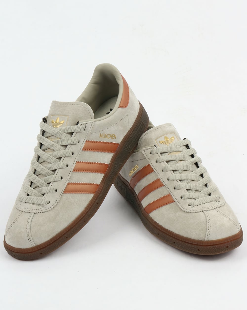 Adidas Munchen Trainers Soft Grey/Bronze