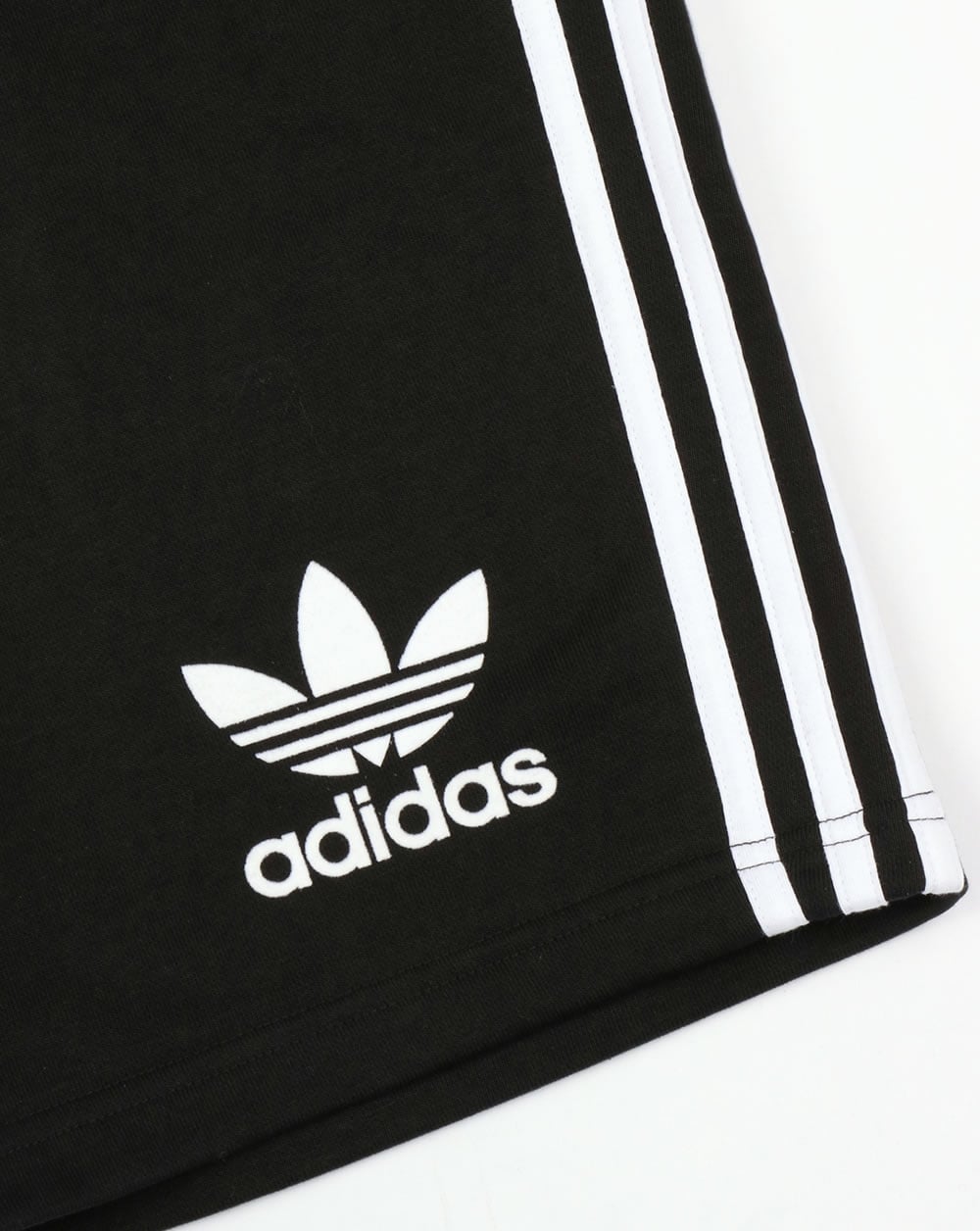 Adidas Originals 3 Striped Shorts Black/White