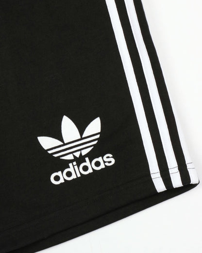 Adidas Originals 3 Striped Shorts Black/White