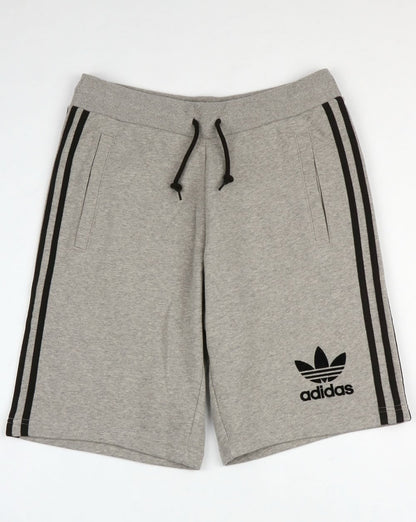 Adidas Originals 3 Striped Shorts Grey