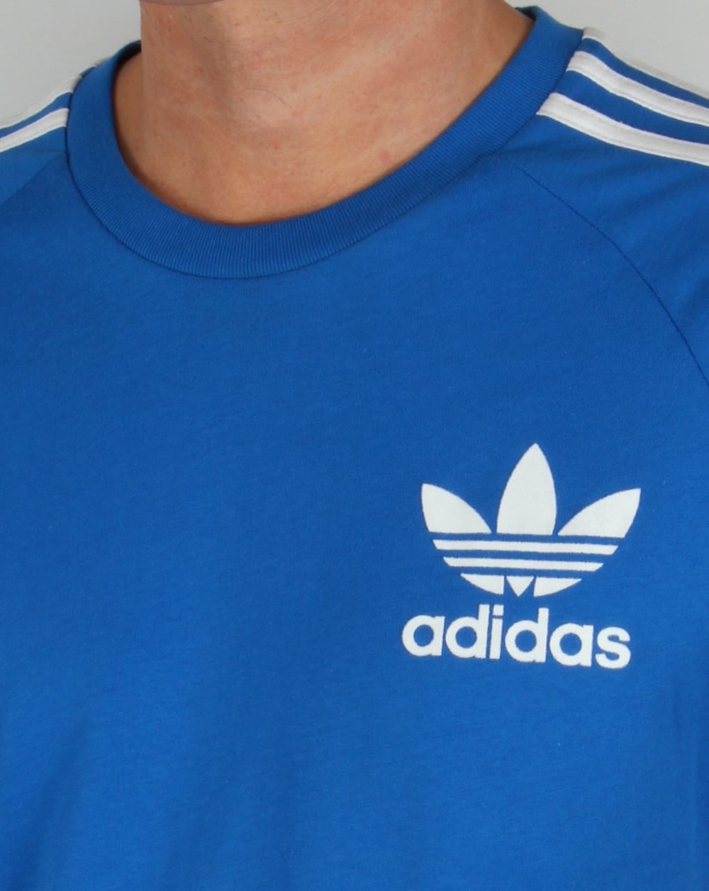 Adidas Originals 3 Stripes T-shirt Bluebird Blue