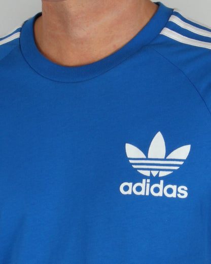 Adidas Originals 3 Stripes T-shirt Bluebird Blue