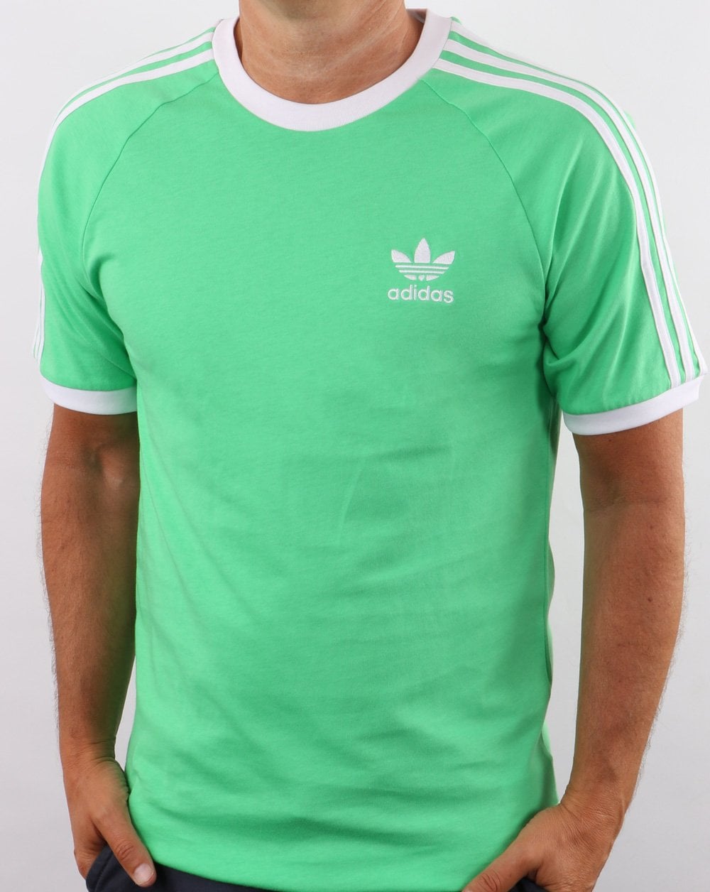 Adidas Originals 3 Stripes T Shirt fresh Green