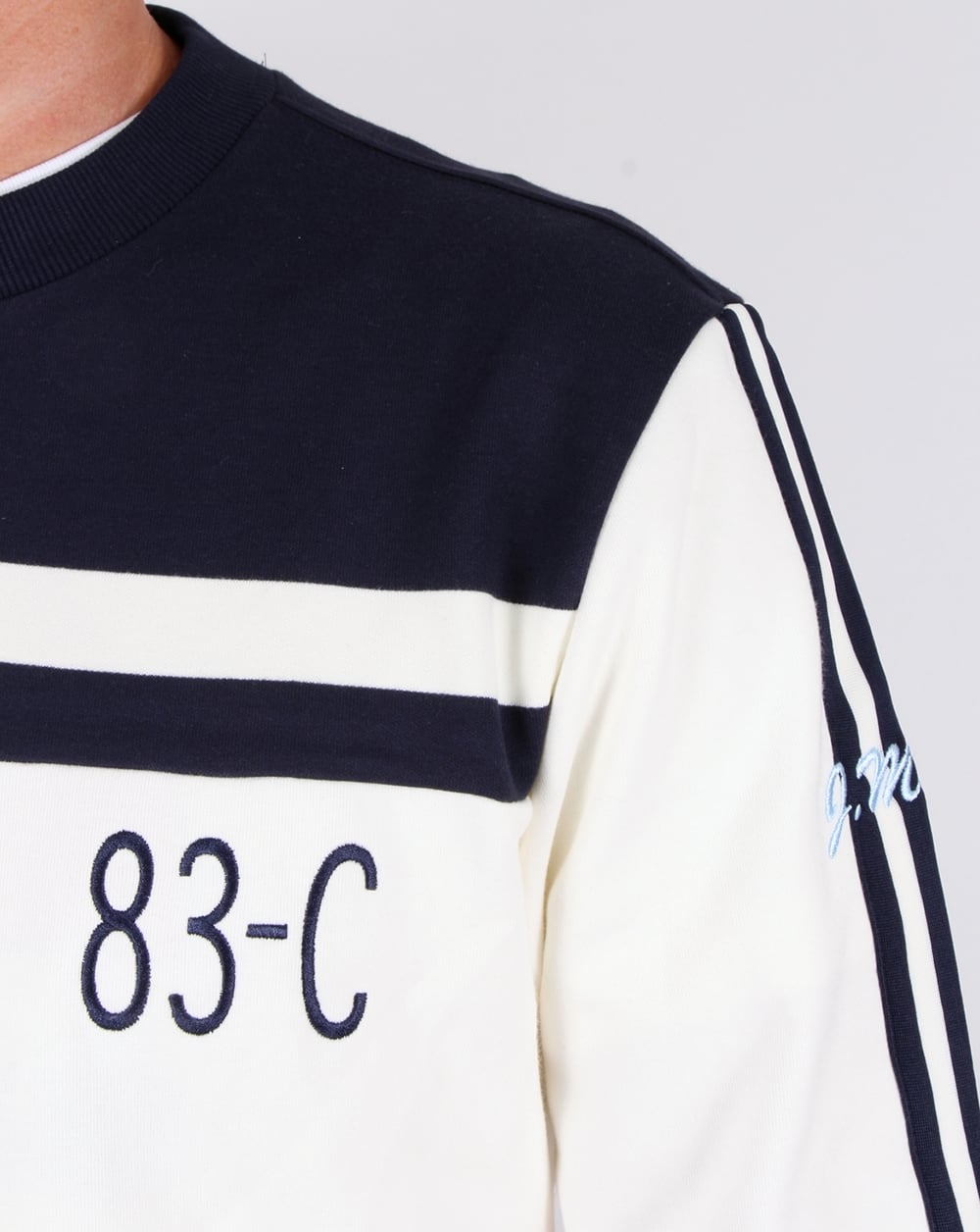 Adidas Originals 83-C Sweatshirt Off White/Navy