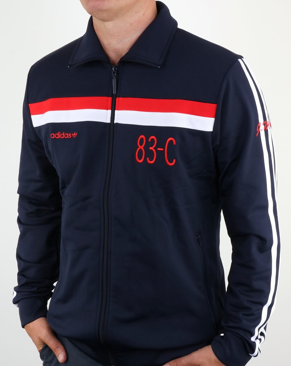Adidas Originals 83-C Track Top Legend Ink – 80s Casual Classics