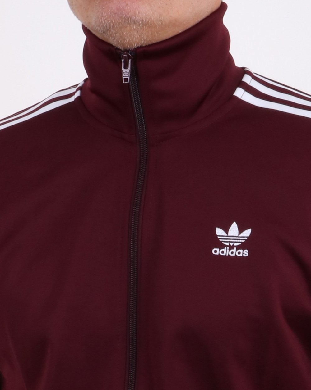 Adidas Originals Beckenbauer Track Top Deep Claret