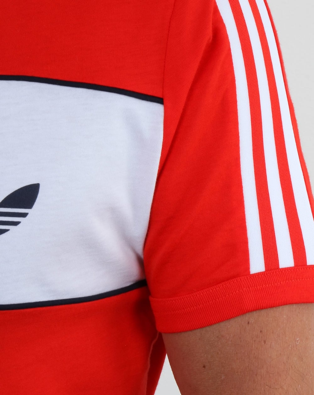 Adidas Originals Block T Shirt Core Red