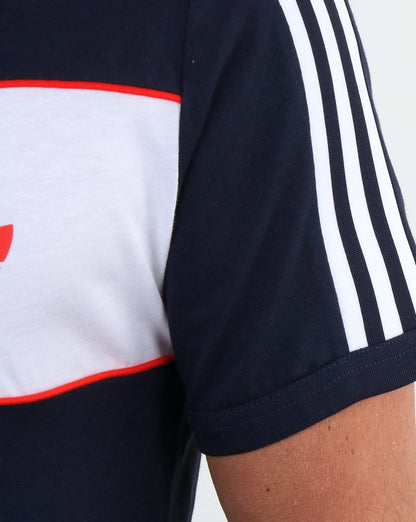 Adidas Originals Block T Shirt Navy