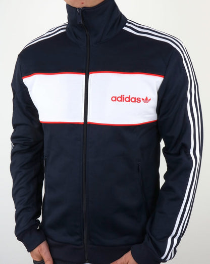 Adidas Originals Block Track Top Navy