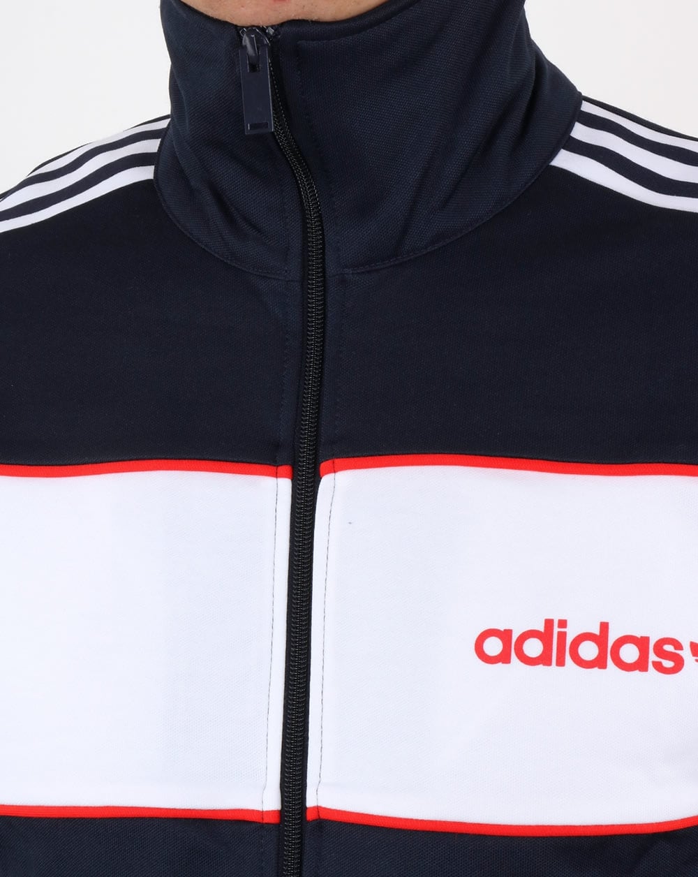 Adidas Originals Block Track Top Navy